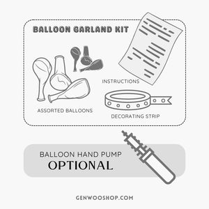 Classic Rainbow Balloon Garland Kit