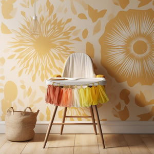 Boho Sunshine High Chair Garland - Boho Sun First Birthday & Cake Smash Decorations, Bohemian Sunshine 1st Birthday High Chair Banner