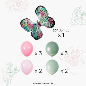 Butterfly Garden Balloon Bouquet - Spring Birthday Party - Mother's Day Brunch Decorations - Ottawa Helium Balloons