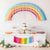 Crayon Rainbow Tassel Garland - Kids Rainbow Birthday Party Decorations Backdrop Bunting Banner