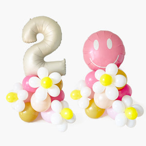Two Groovy Number 2 Balloon Tower