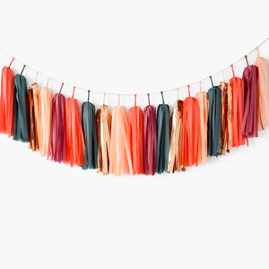 Harvest Hues Tassel Garland - Thanksgiving Harvest Decoration, Wall Hanging, Fall Decor
