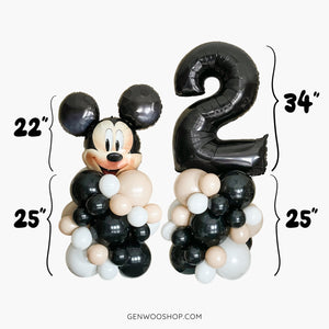 Balloon Tower Set with Licensed Mickey Balloon