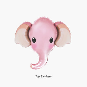 Cute Elephant Foil Balloons 39"