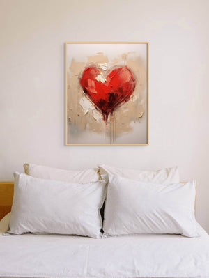 Red Heart Digital Print