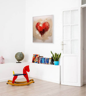 Red Heart Digital Print