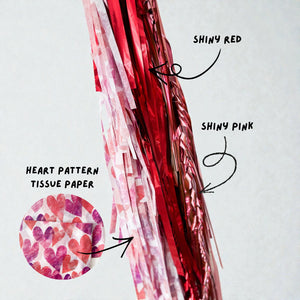 Jumbo Red Heart Proposal Balloon with Decals