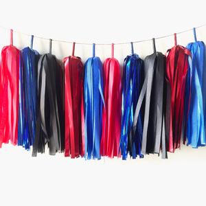 Spider Superhero Tassel Garland - Boys Birthday Party Bunting Banner - Popular Movie and Comics Party Theme