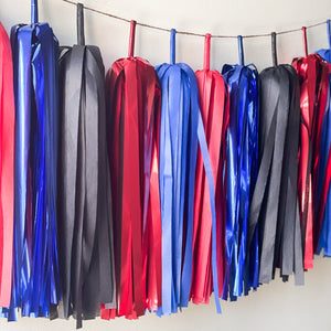 Spider Superhero Tassel Garland - Boys Birthday Party Bunting Banner - Popular Movie and Comics Party Theme