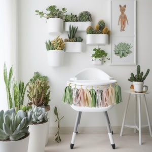 Succulents High Chair Garland