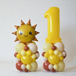 First Trip Around the Sun Balloon Tower Set