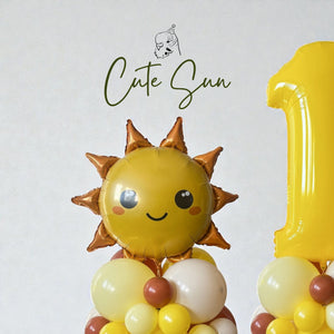 First Trip Around the Sun Balloon Tower Set