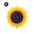 Cute Sunflower Foil Balloon 18-inch