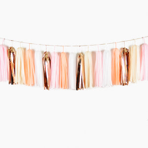 Rose Gold Blush Princess Birthday Decoration, Girl Baby Shower, Bridal Shower Decoration Backdrop