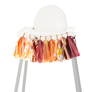 Fall Leaves High Chair Garland Thanksgiving Harvest 1st Birthday High Chair Banner