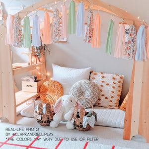 Floral Pastels Tassel Garland