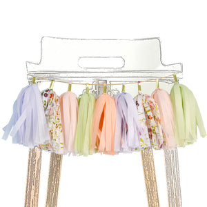 Floral Pastels High Chair Garland