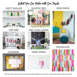 Succulents Tassel Garland