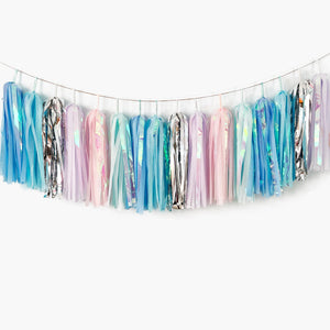 Iridescent Winter Princess Tassel Garland