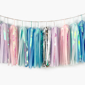 Iridescent Winter Princess Tassel Garland