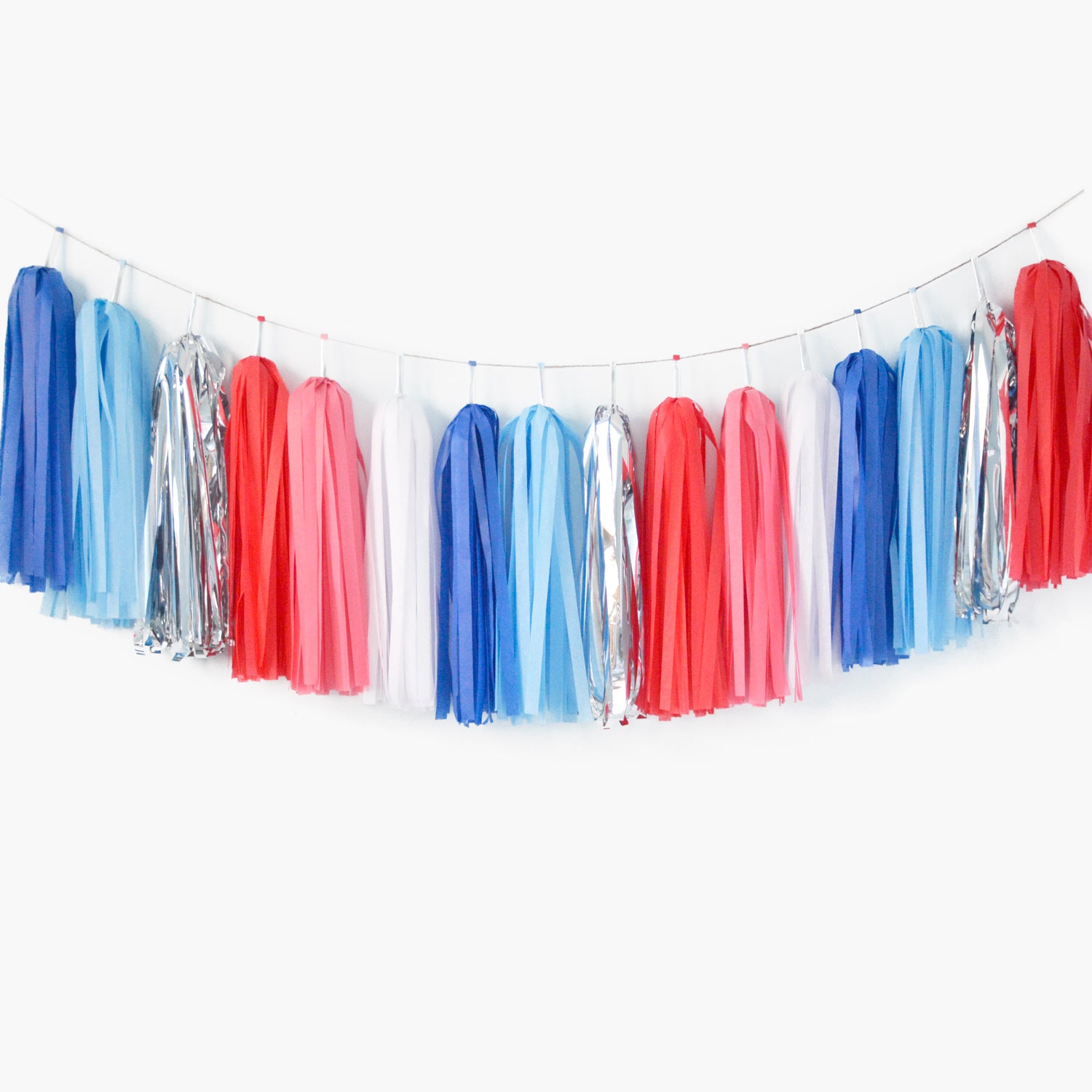 4th of July Tassel Garland - Patriotic July Birthday Party Decoration, July 4th Home Decoration