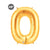 Jumbo Gold Number 0 Foil Balloon 40-inch