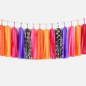 Halloween Tassel Garland for Girls Birthday Baby Shower