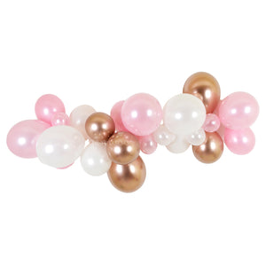 Pink and Rose Gold Balloon Garland Kit