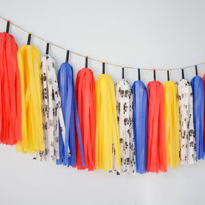 Puppy Paw Party Tassel Garland