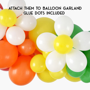 Daisy Balloon Kit - Daisy Balloon DIY, Groovy Party Decorations, Two Groovy Daisy Decor, Spring Birthday Party, Easter Party Balloon Decoration, Flower Balloons - GenWoo Shop