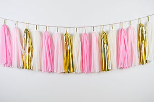 Pink Princess Tassel Garland