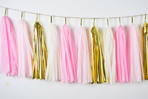 Pink Princess Tassel Garland