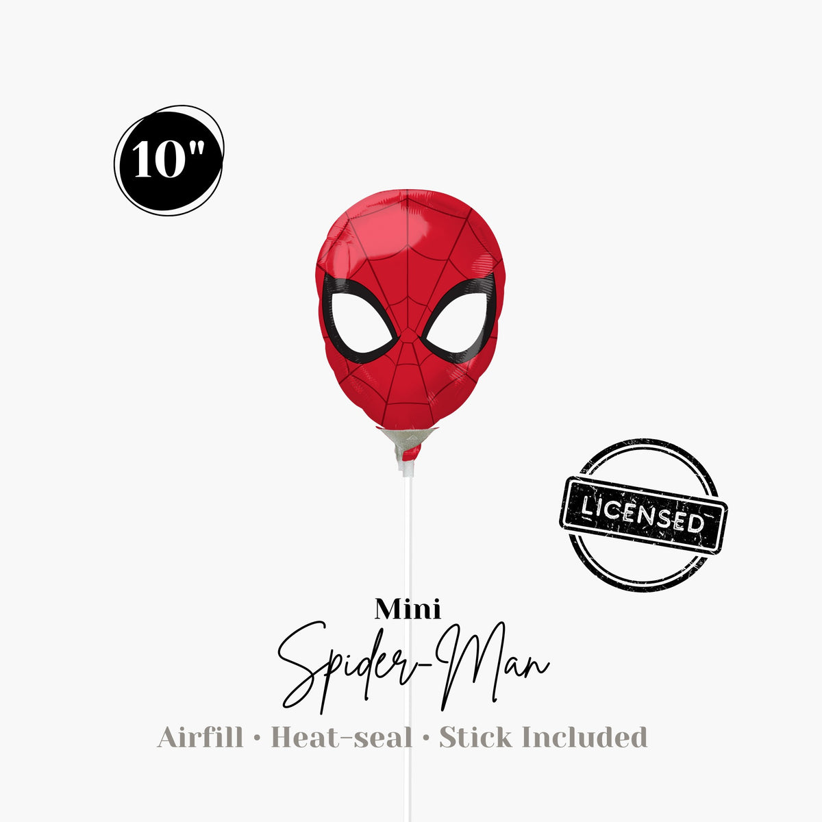 Licensed Red Spider-Man balloon