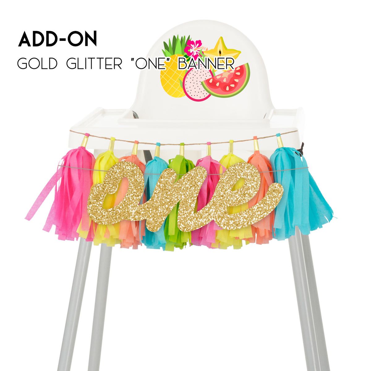 Aloha Fruity High Chair Garland