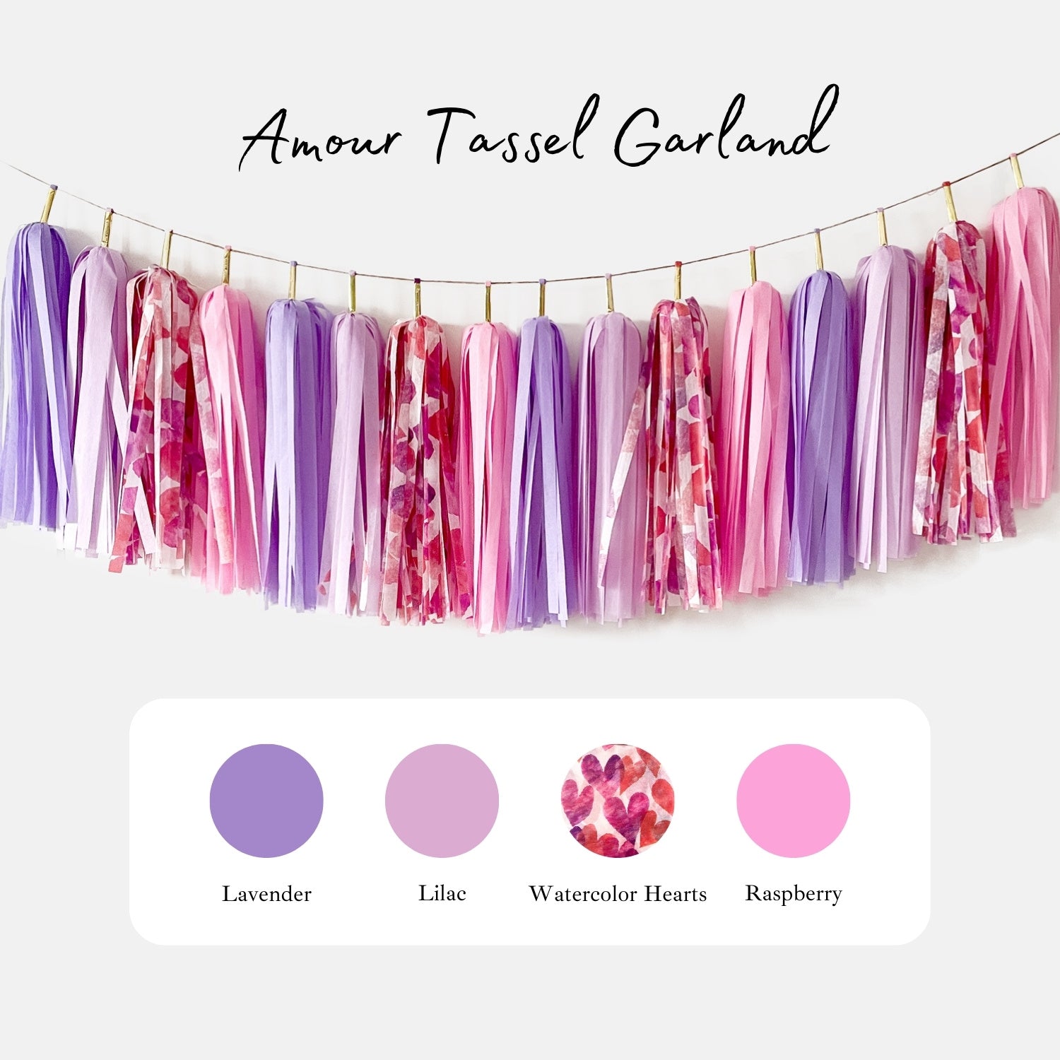 Amour Tassel Garland