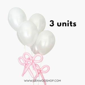 Balloon Bouquet with Bow - Ottawa Helium Balloon Products and Service