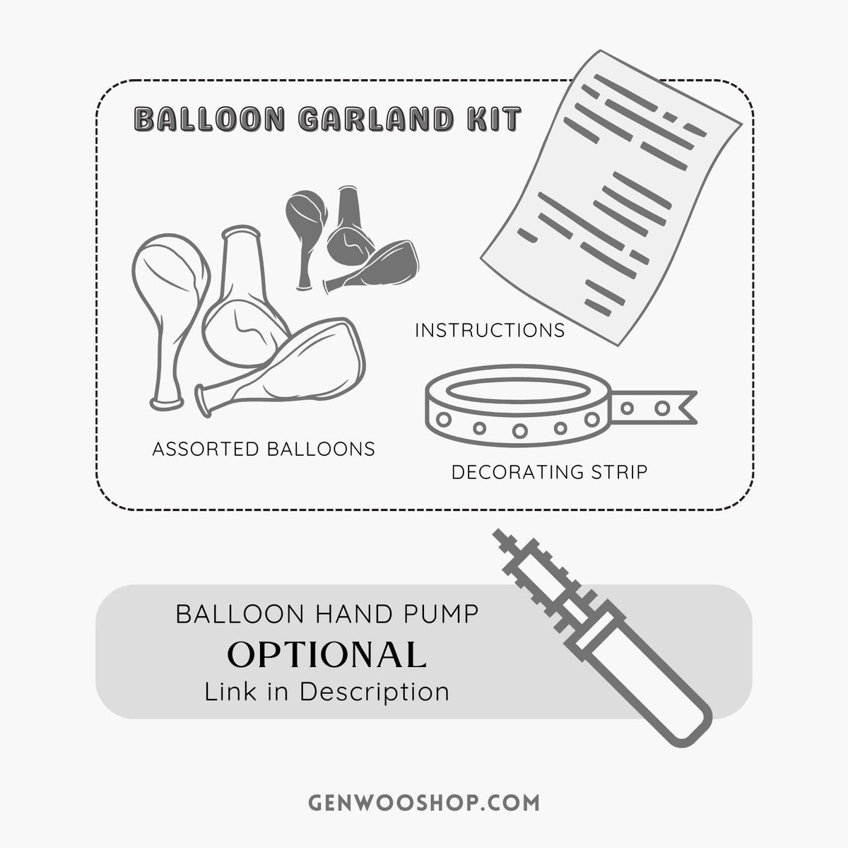 Boho Blush Balloon Kit