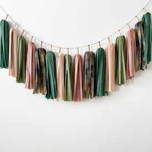 Camouflage Tassel Garland