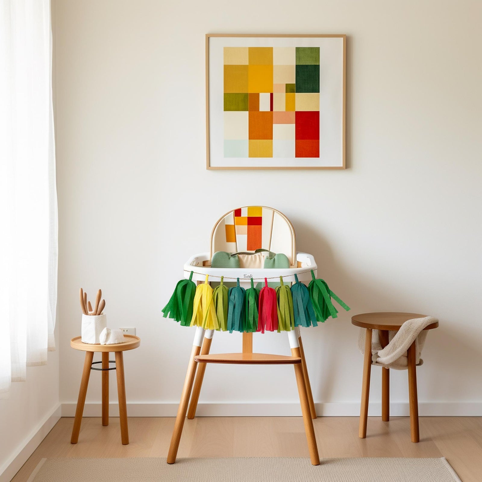Hungry Caterpillar Chair Garland - First Birthday & Cake Smash Decorations