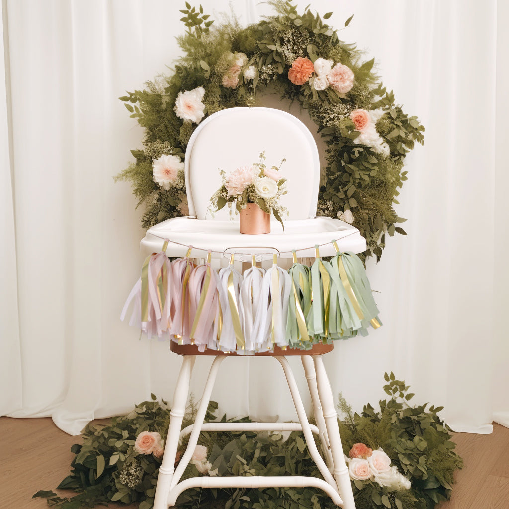 Wildflower First Birthday High Chair Banner Girl Wildflower First Birthday  Party Decorations Wildflower theme Summer Little