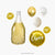 Cheers Balloon Bouquet - Gold Bubbly Wine Champagne Bottle Balloon