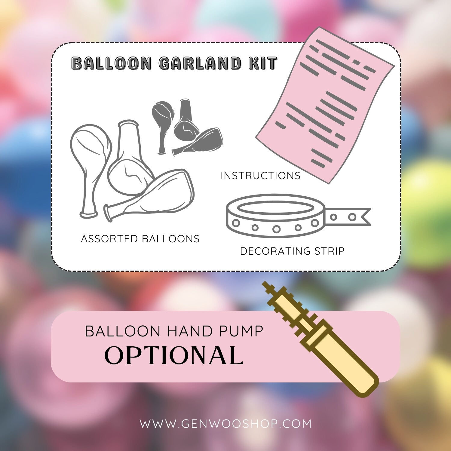 Custom Balloon Garland Kit {Pick Your Colors}