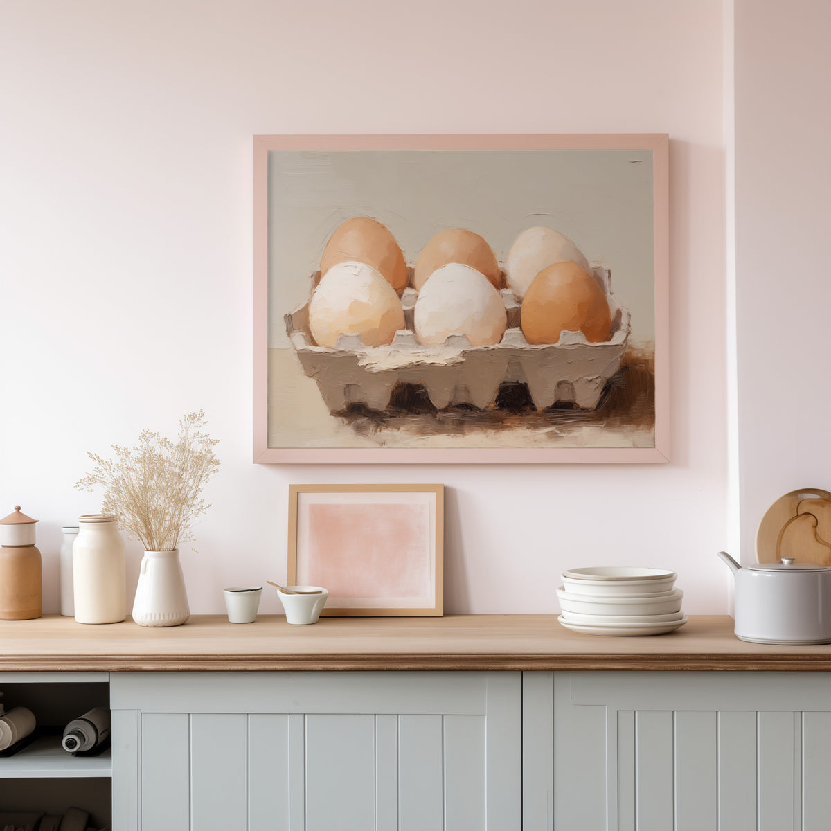 Eggs in Carton Digital Print