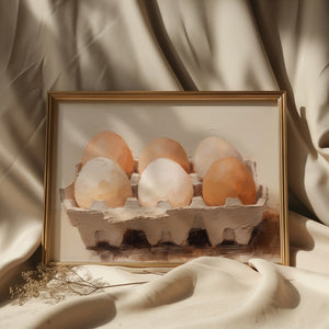Eggs in Carton Digital Print