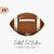 Football Foil Balloon 18" - Sports Theme NFL Birthday Party Decorations