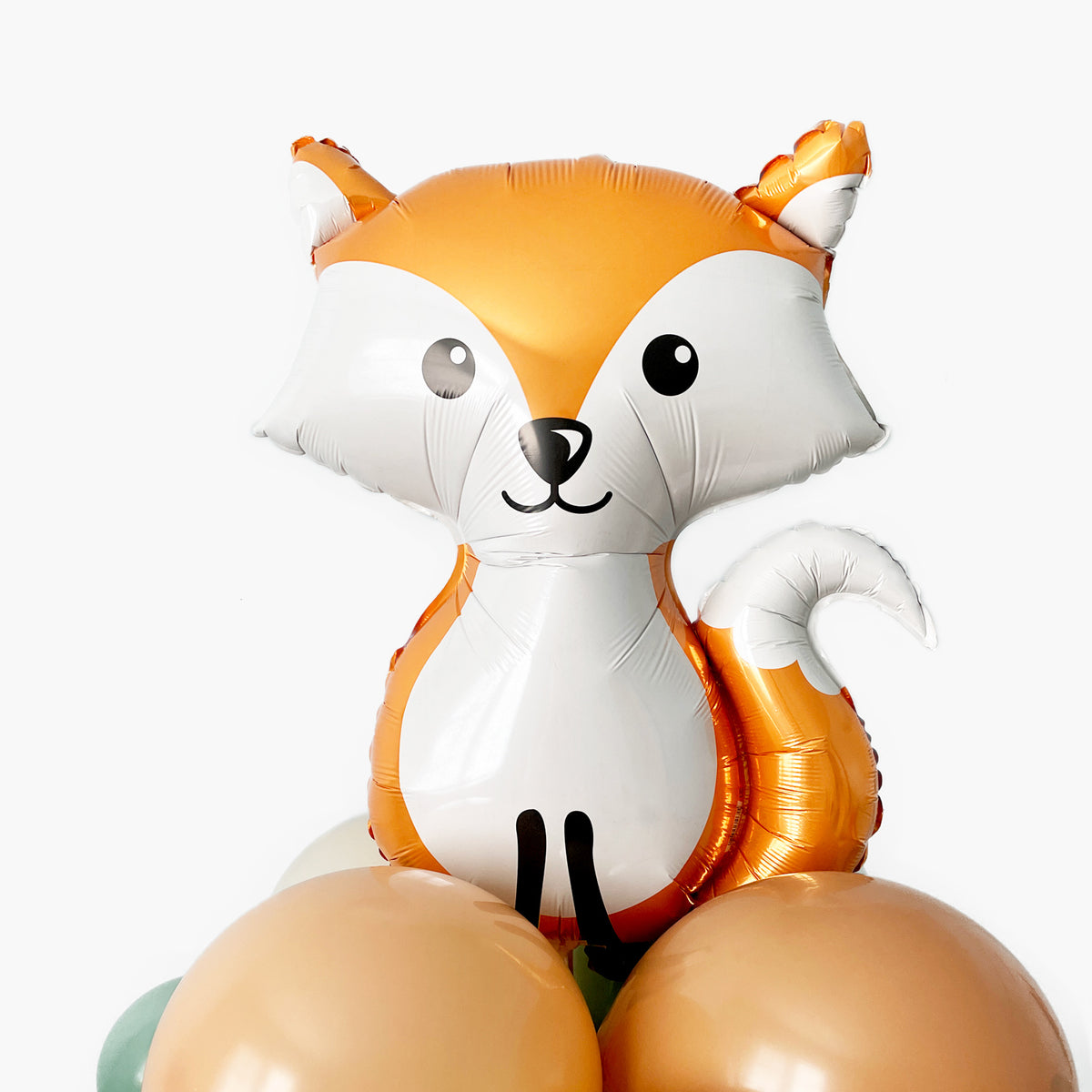 Woodland Fox Balloon Column - Woodland Animal Birthday Party Balloon Decoration for Kids