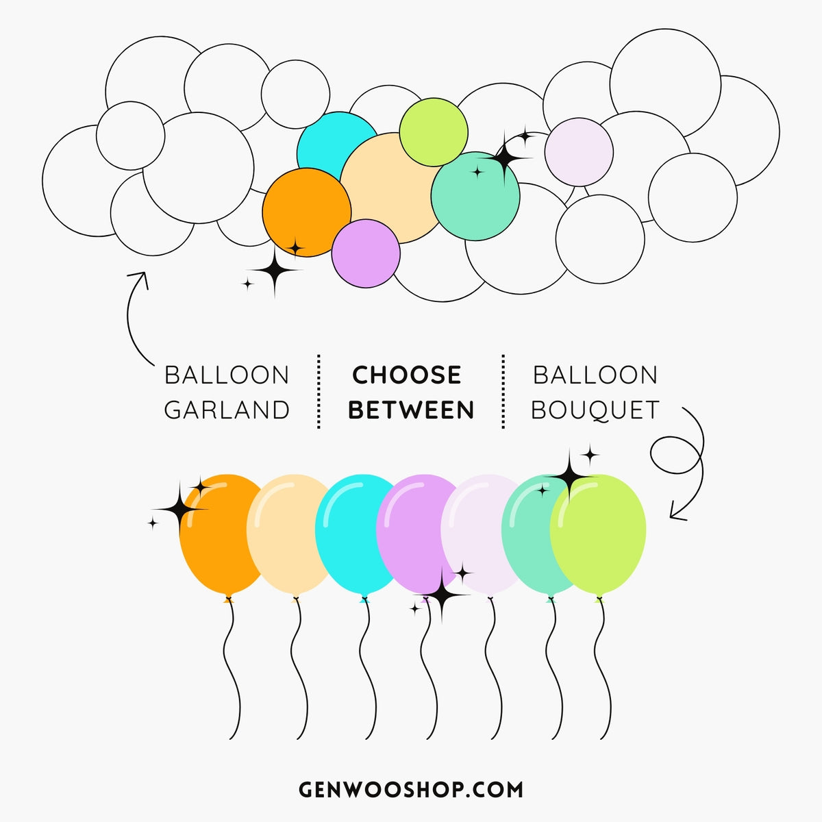 Funky Monsters Balloon Kit