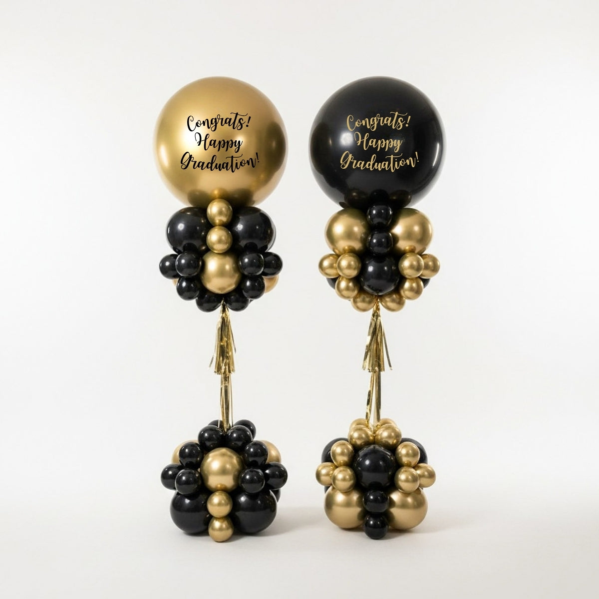 Happy Graduation Balloon Columns [Hourglass Style] - Ottawa Balloons