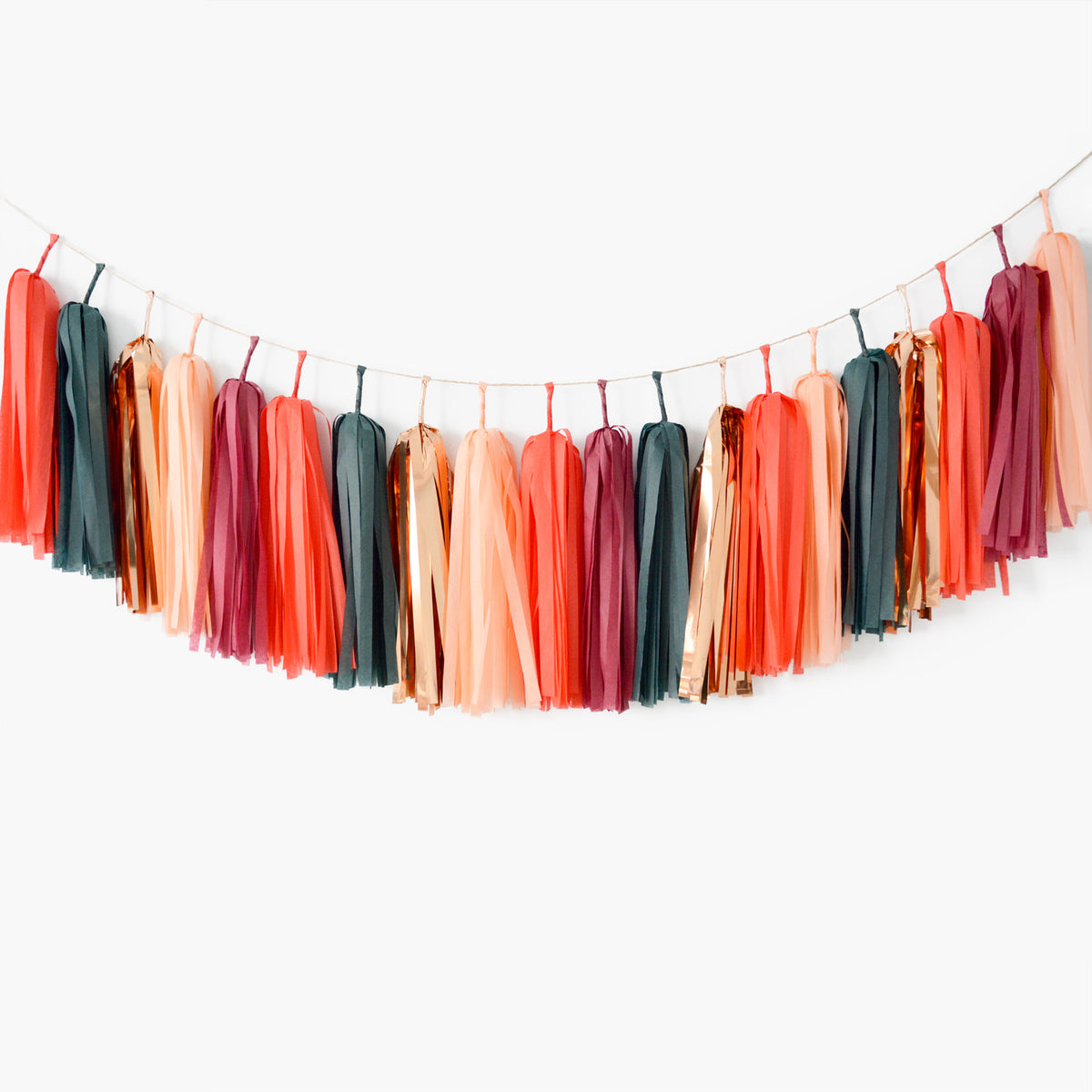 Harvest Hues Tassel Garland - Thanksgiving Harvest Decoration, Wall Hanging, Fall Decor