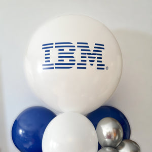 Logo Balloon Column with Accent Balloon Clusters  - Ottawa Local
